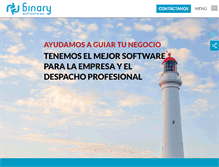Tablet Screenshot of binarysoftware.es